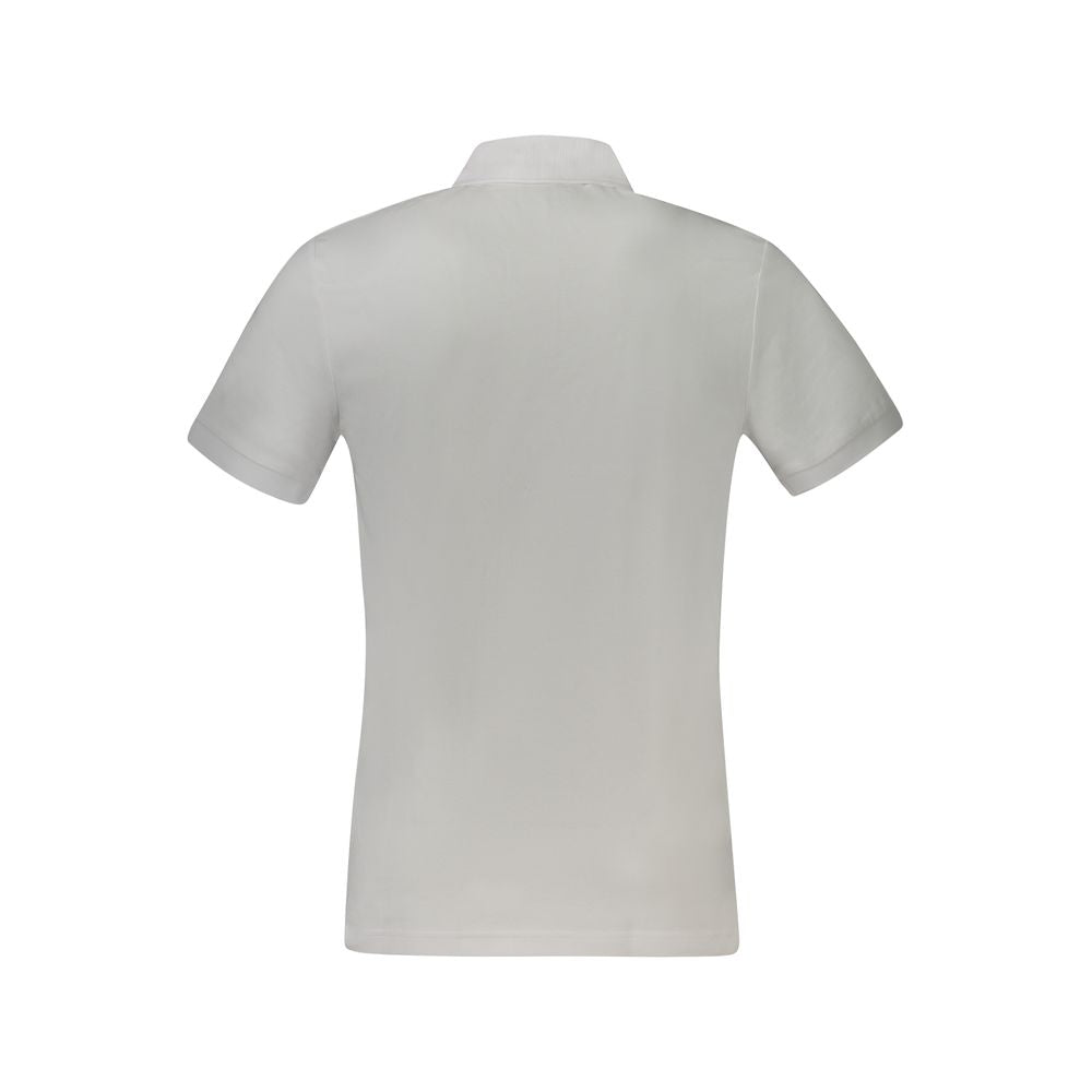 Hugo Boss Crisp Men's Slim Short-Sleeve Cotton Polo Shirt - White