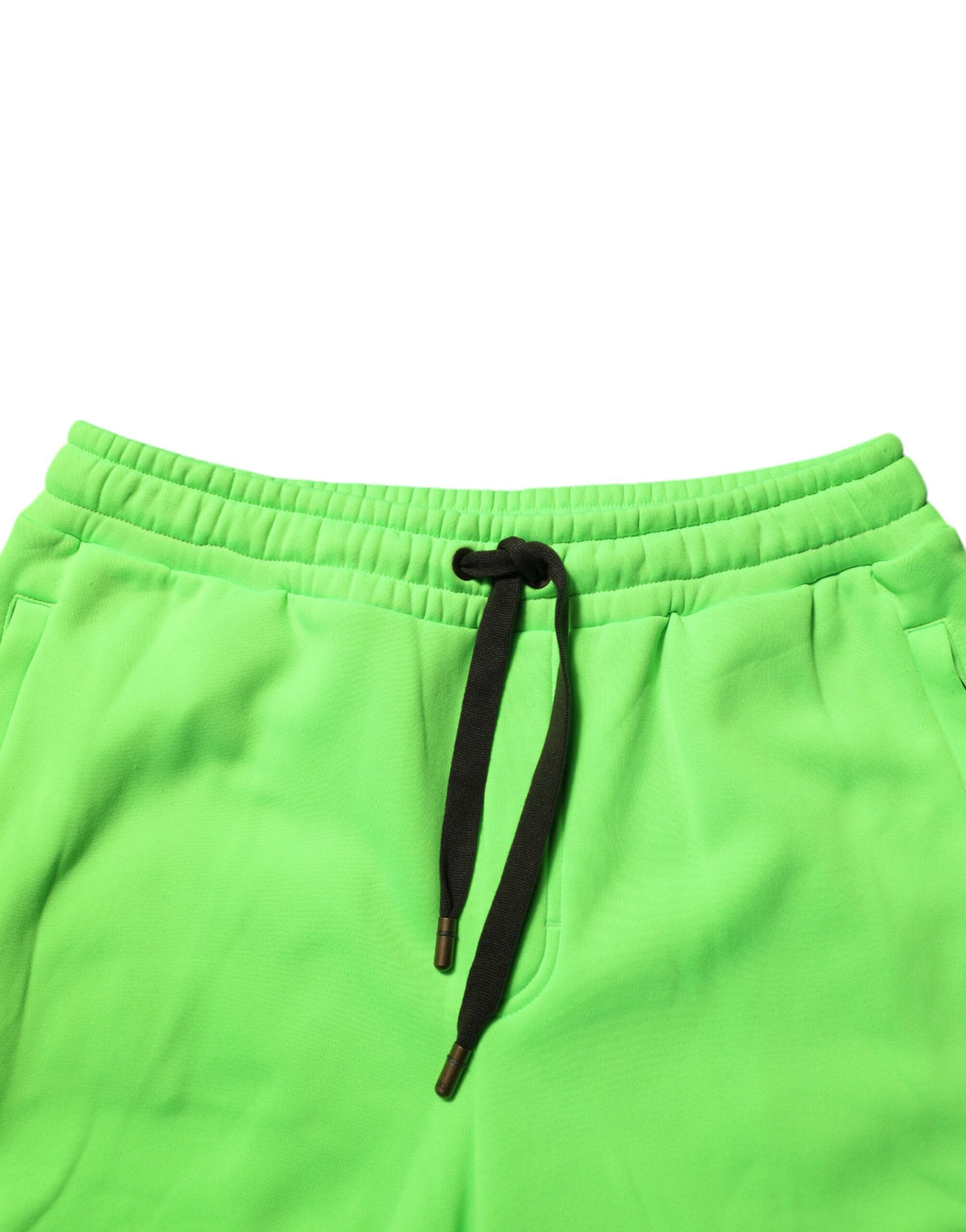 Dolce & Gabbana Men's Relaxed Fit Regular Cotton Bermuda Shorts - Green Patchwork