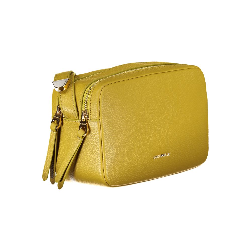 Coccinelle Green Leather Crossbody Handbag