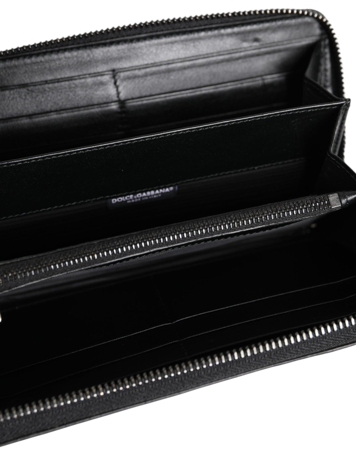 Dolce & Gabbana Exotic Leather Cardholder Wallet - Black Green Signature