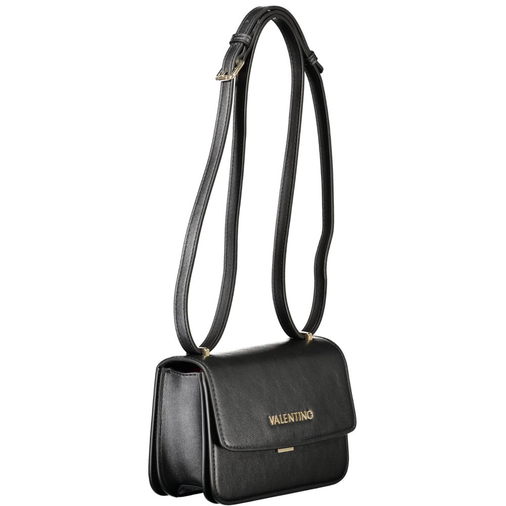 Evening Handbag by Mario Valentino for women in polyethylene black features a ornamental silhouette, showcasing a secure , ample internal-pockets, and ornamental shoulder-strap & adjustable-strap for a sophisticated look.