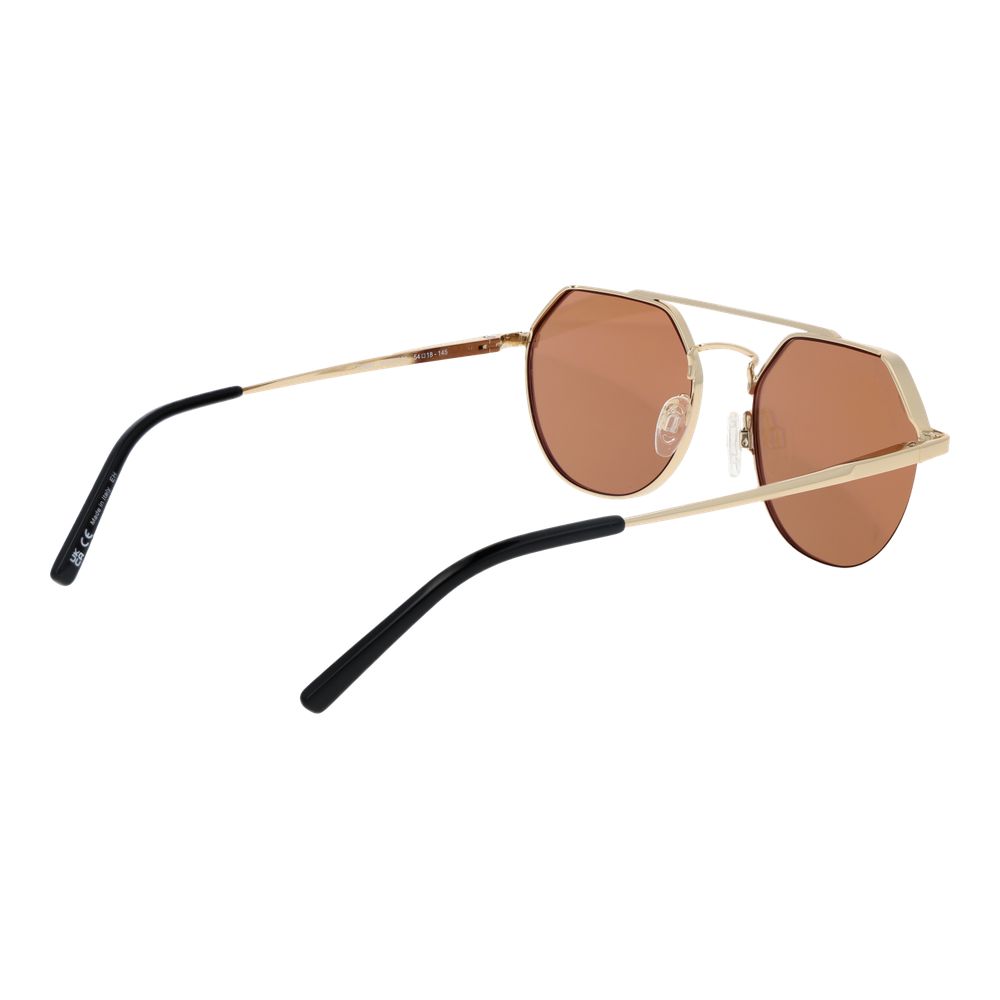 Serengeti Aviator Photochromatic Polarized Medium-Tint Metal Sunglasses - Gold