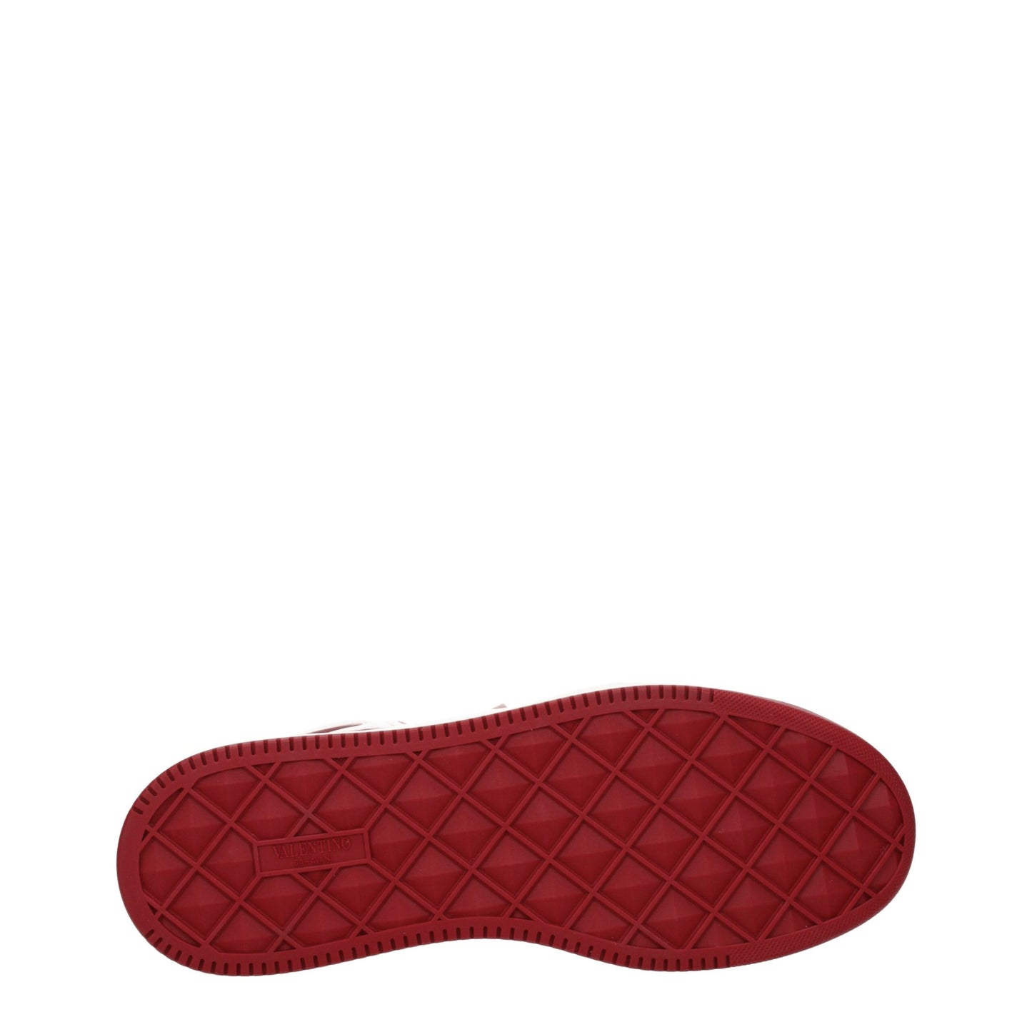 Sneakers by Valentino Garavani for men in leather & rubber red & white features an versatile design from the Men's High Top Leather & Rubber Sneakers collection, highlighting a versatile high-top style for a premium, high-fashion look.
