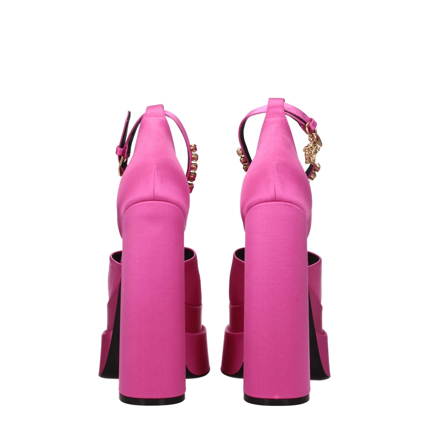 Versace Pink Satin Sandal