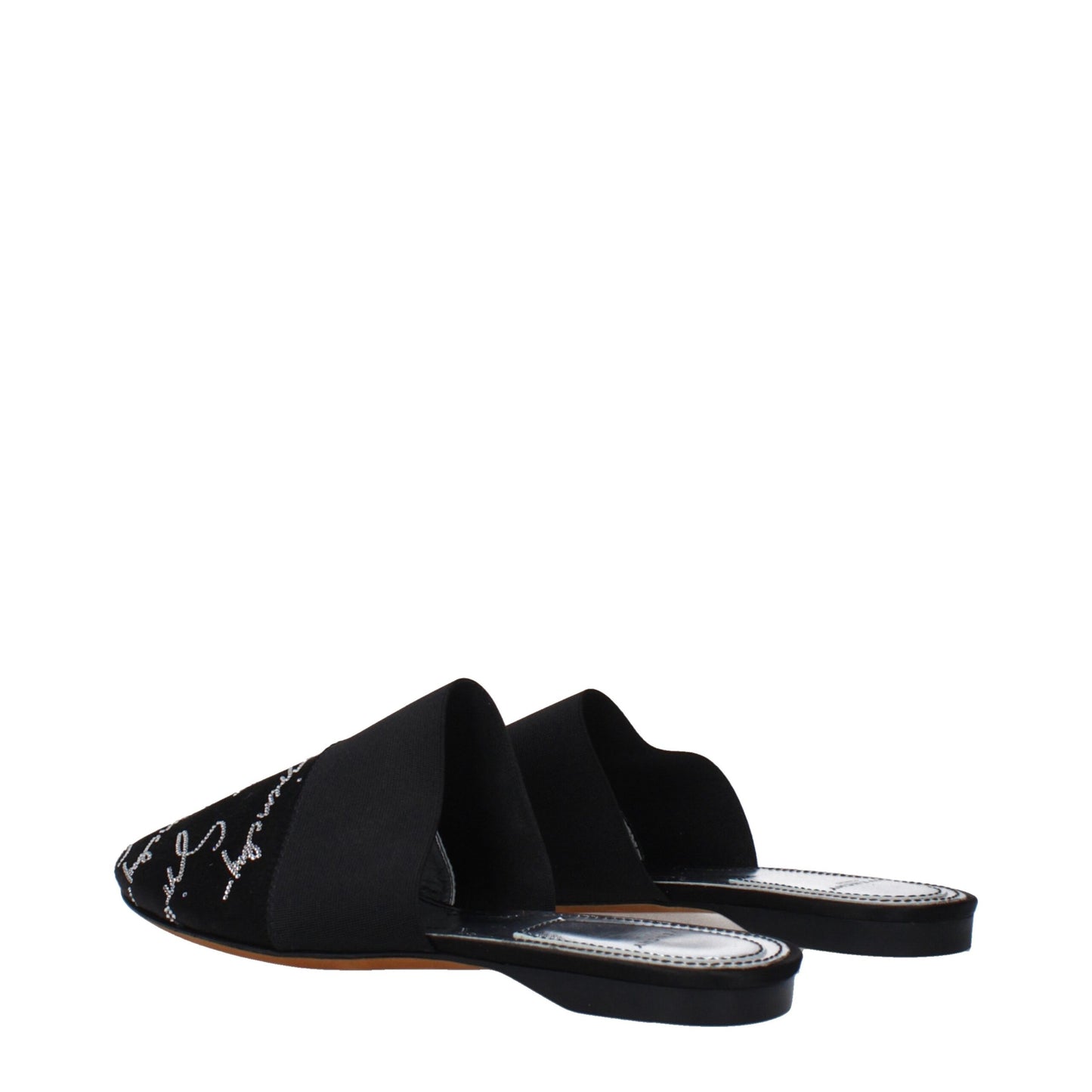 Givenchy Black Satin Slipper