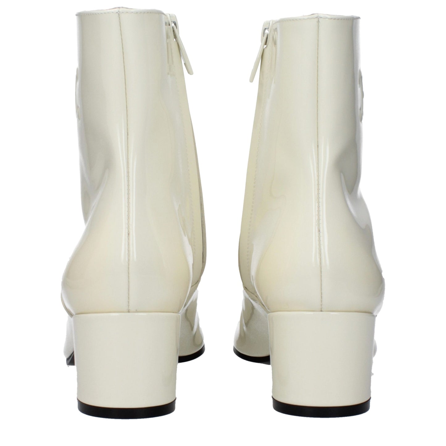 Celine Beige Leather Ankle