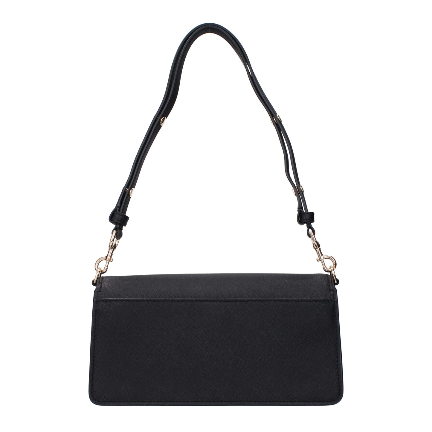 Tory Burch Leather Small Shoulder Bag - Black Gold