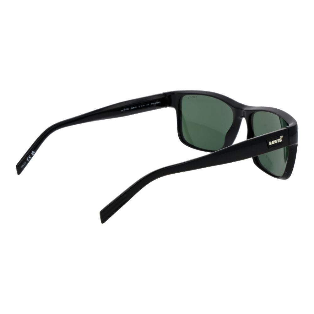 Levi's Rectangle Polarized Dark-Tint Polyamide Sunglasses - Black