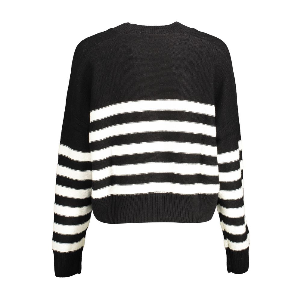 Desigual Women's Round Neck Cotton Sweater - Black