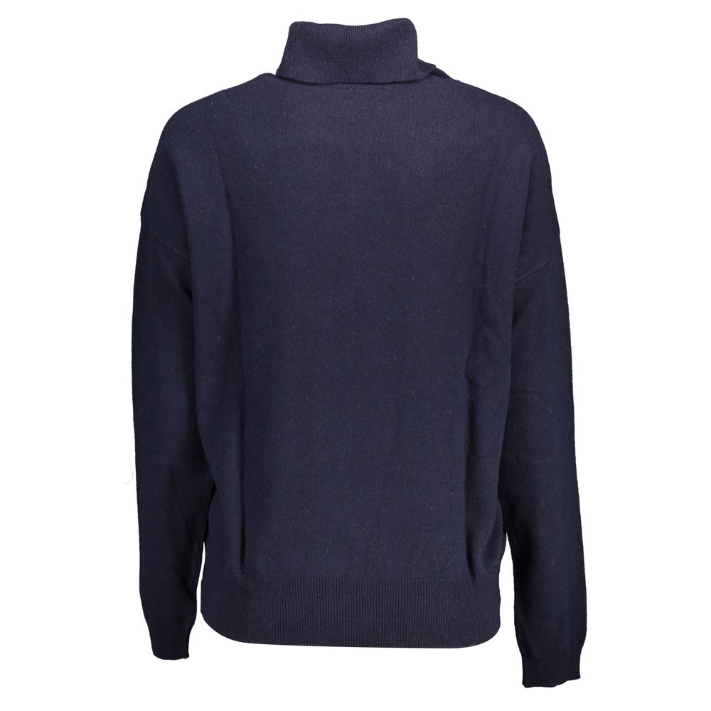 U.S. POLO ASSN. Women's Turtleneck Wool Sweater - Blue