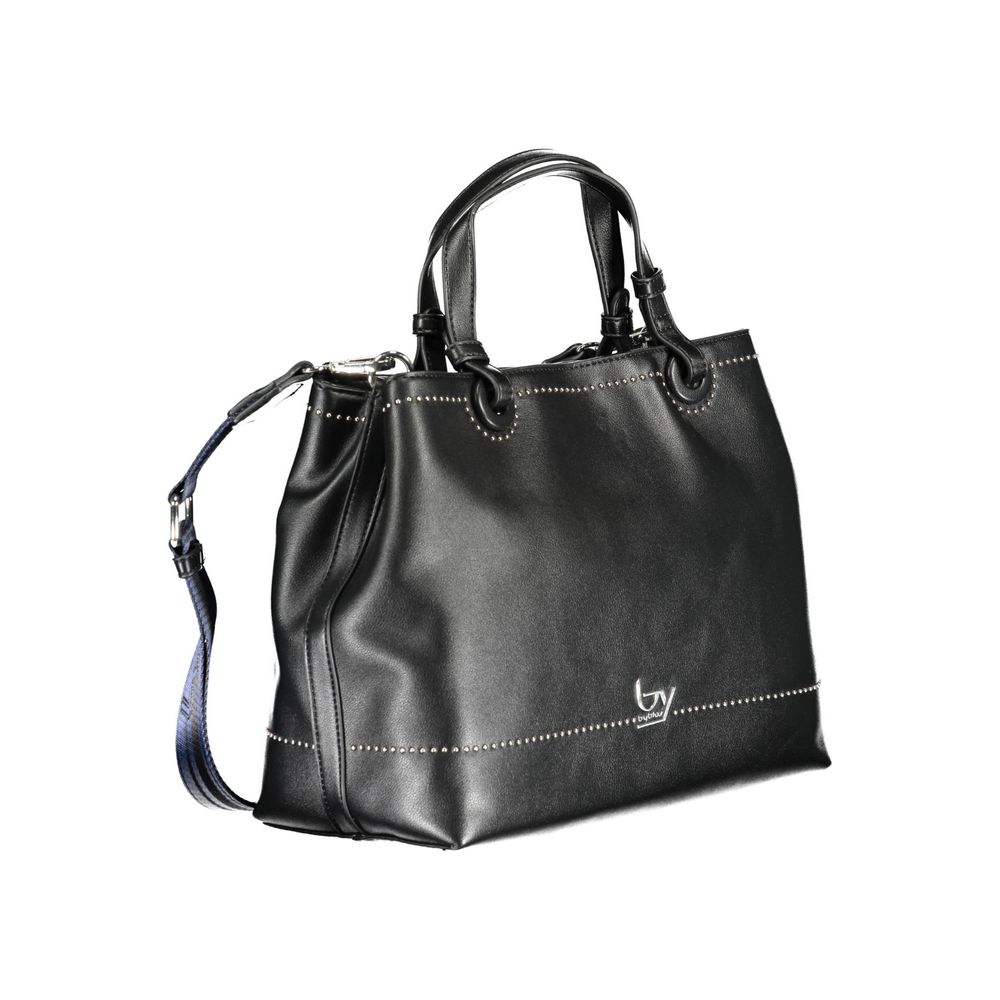 BYBLOS Black Leather Effect Shoulder Handbag