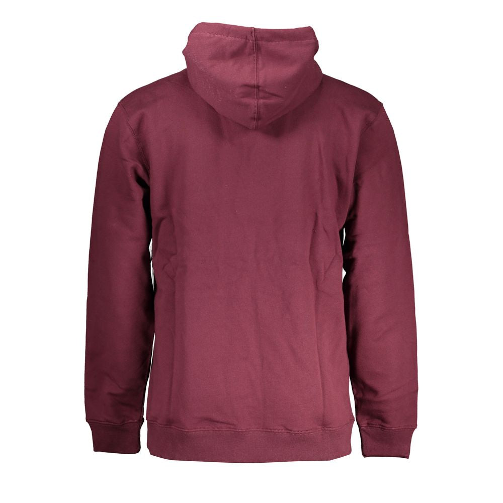 Vans Men's Cotton Hooded Sweater - Red