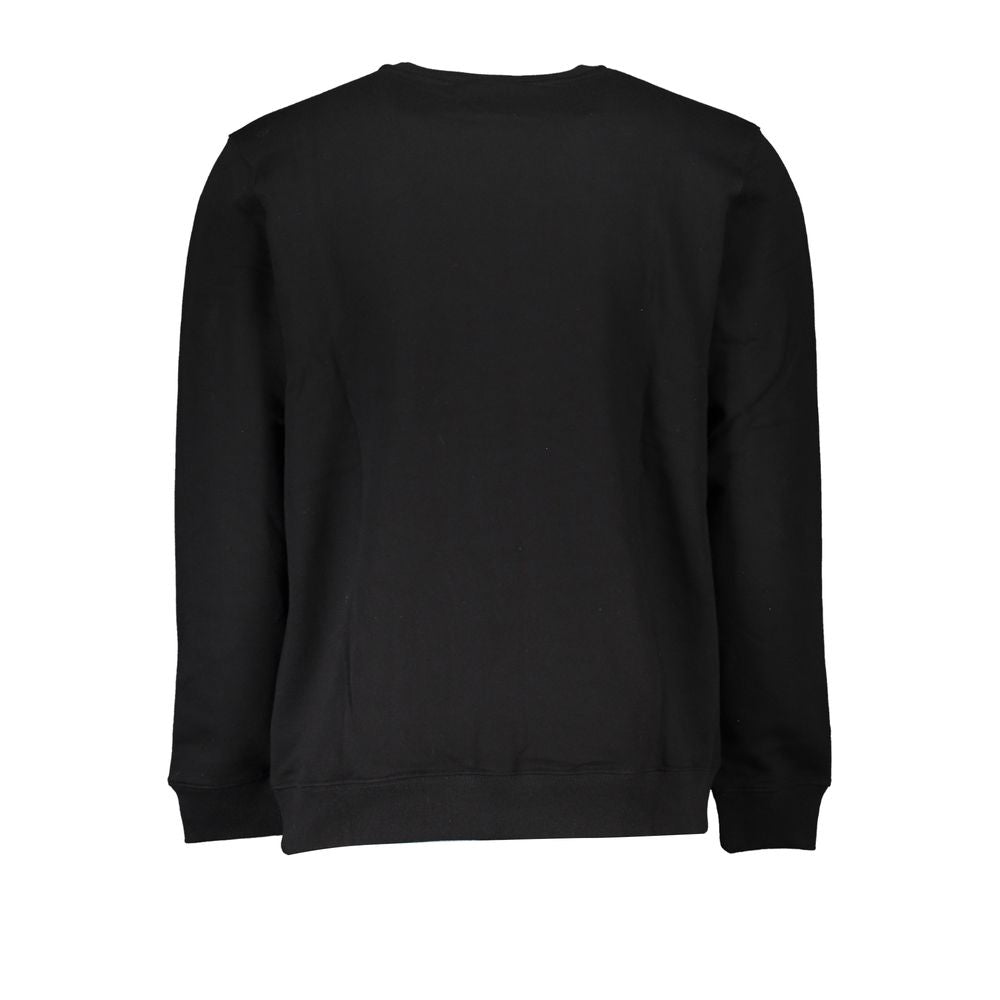 Sweatshirt by Vans for men in cotton black & print showcases a slouchy chic silhouette, artfully detailed with a slouchy chic and for a slouchy chic finish.