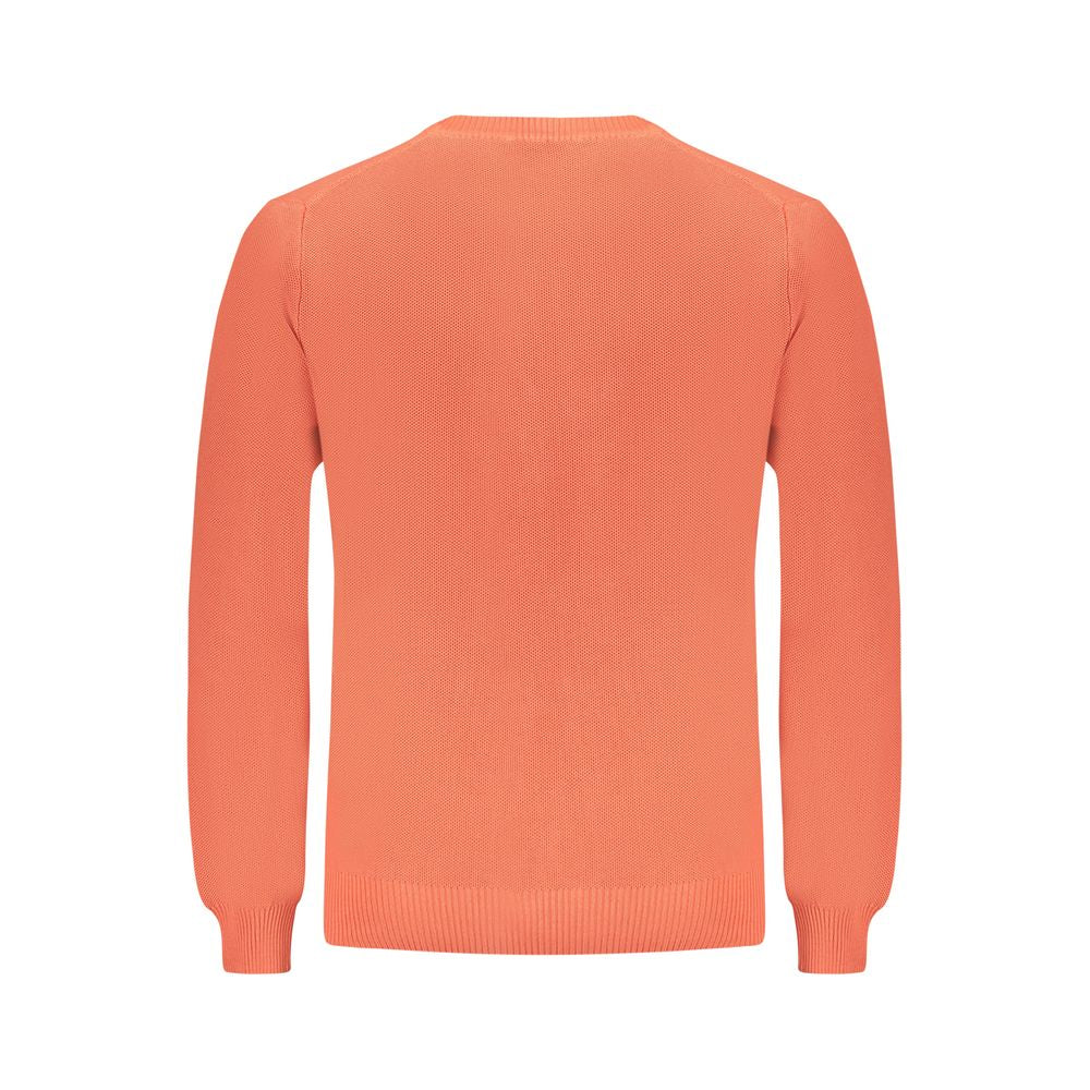 Sweater by North Sails for men in cotton pink features an tactile silhouette, showcasing a sophisticated and tactile for a refined finish.