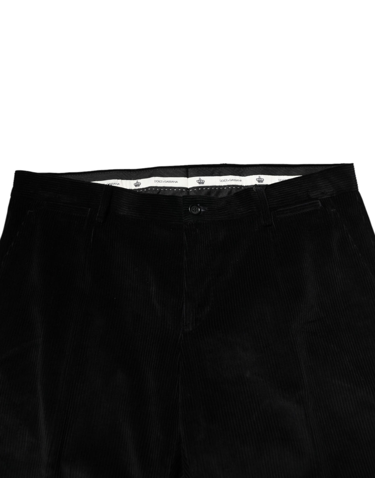 Dolce & Gabbana Men's Skinny Cotton Trousers - Black