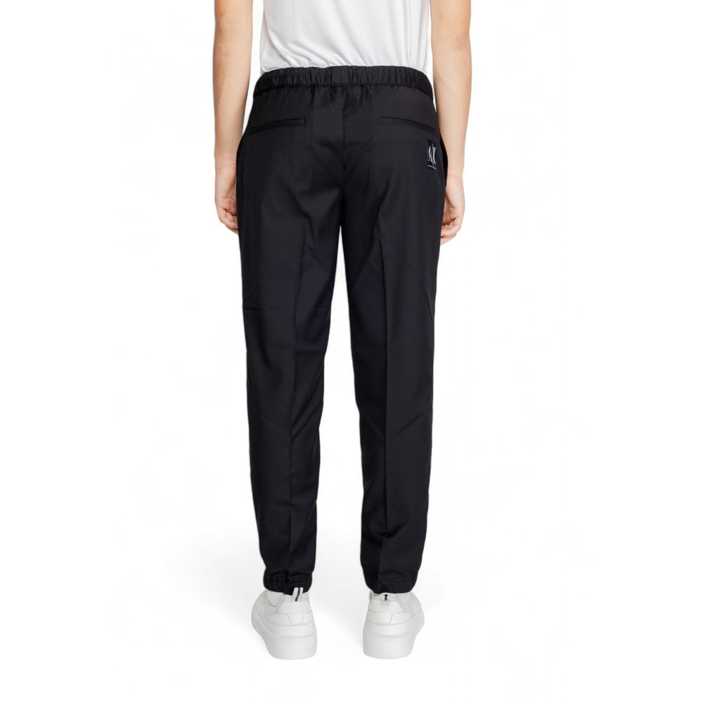 Armani Exchange Men's Stretch Polyester & Viscose Jeans - Black