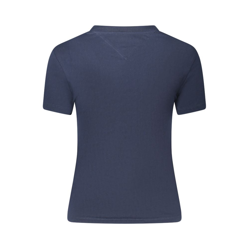 Tommy Hilfiger Blue Cotton Women T-Shirt