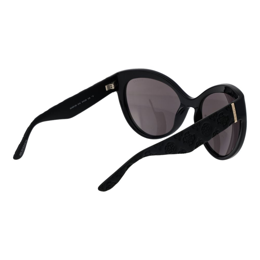 Guess Butterfly Non-Polarized Dark-Tint Plastic Sunglasses - Black