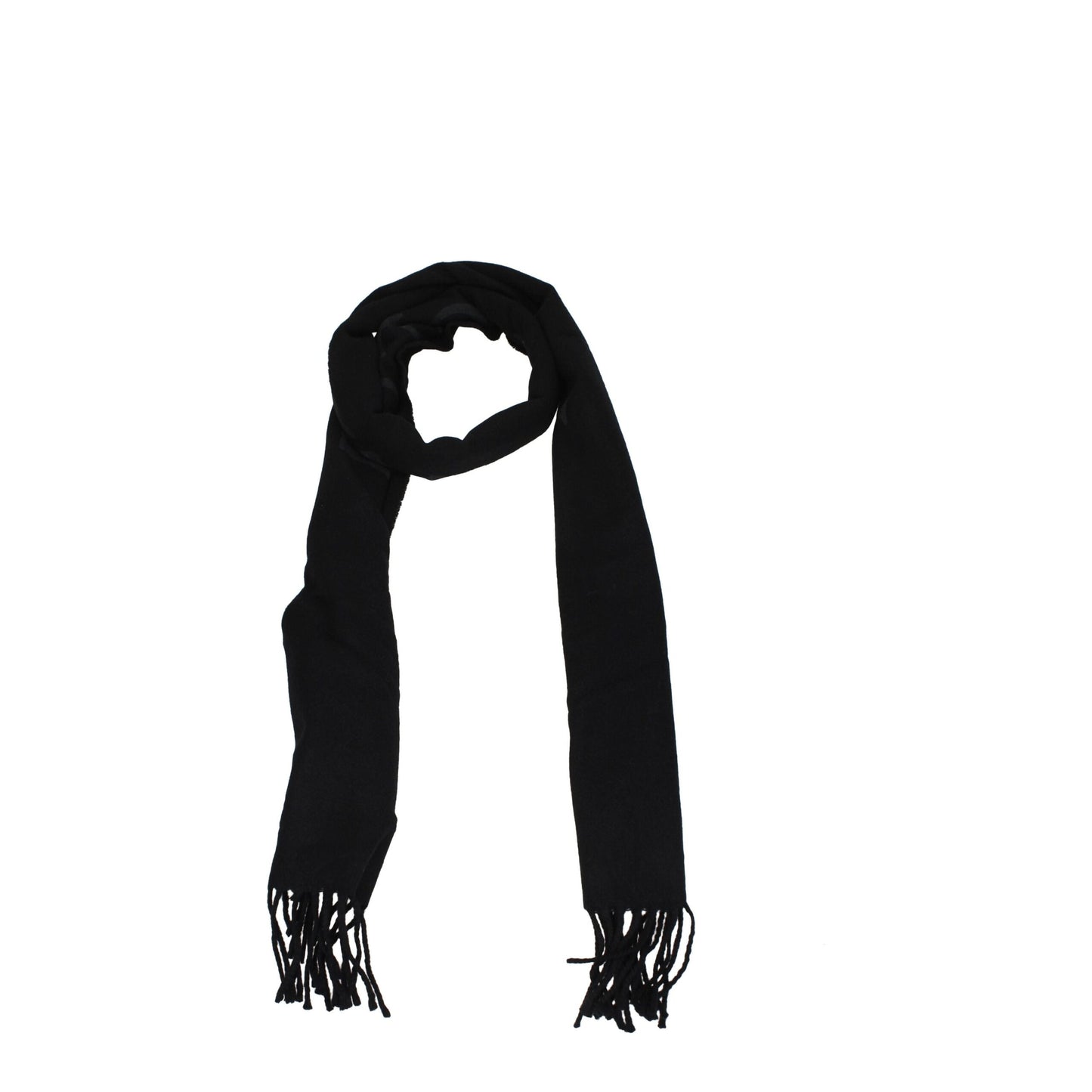 Off-White Black Cashmere Scarves