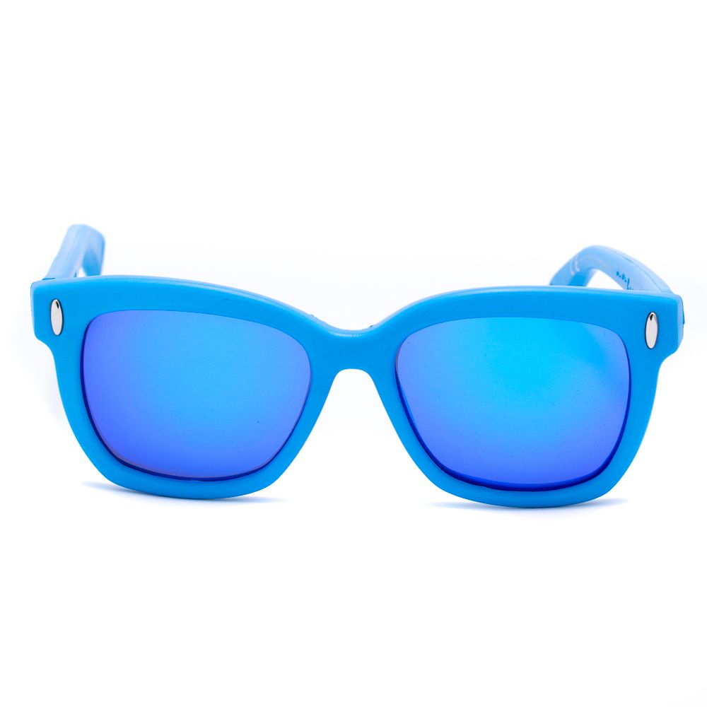 Italia Independent 0011027000 Blue Unisex Sunglasses with Polarized Lens