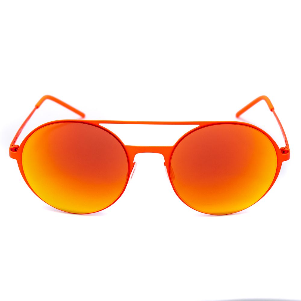 Italia Independent 0207055000 Orange Unisex Sunglasses with Polarized Lens