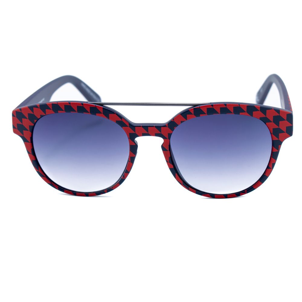 Italia Independent 0900TPDP053 Red & Blue Unisex Sunglasses with Polarized Lens