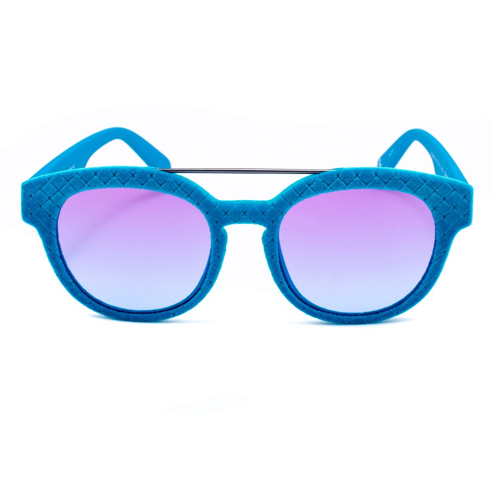 Italia Independent 0900VIIND027 Blue Unisex Sunglasses with Polarized Lens