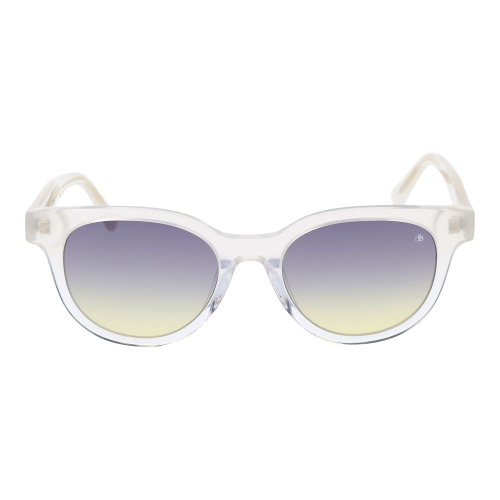 Scotch & Soda Round Gradient Acetate Sunglasses - Gradient Gray Yellow