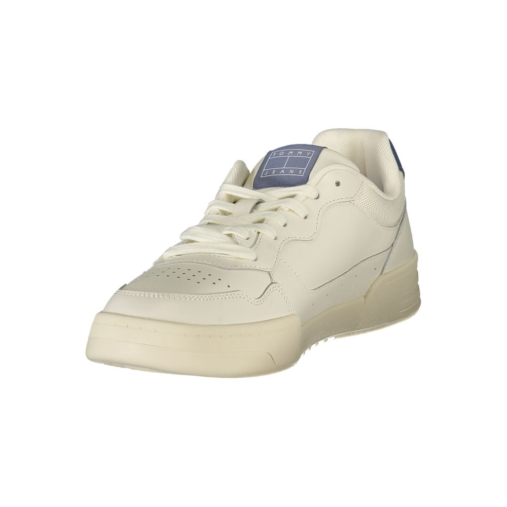 Tommy Hilfiger White Polyester Sneaker
