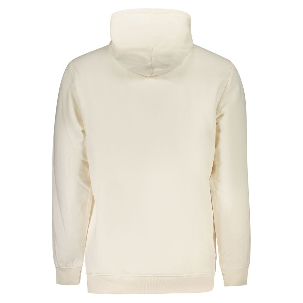 Hooded Sweatshirt Hoodie by Tommy Hilfiger for men in cotton white & print features a slouchy chic silhouette, detailed with a slouchy chic and a signature for an elevated aesthetic.