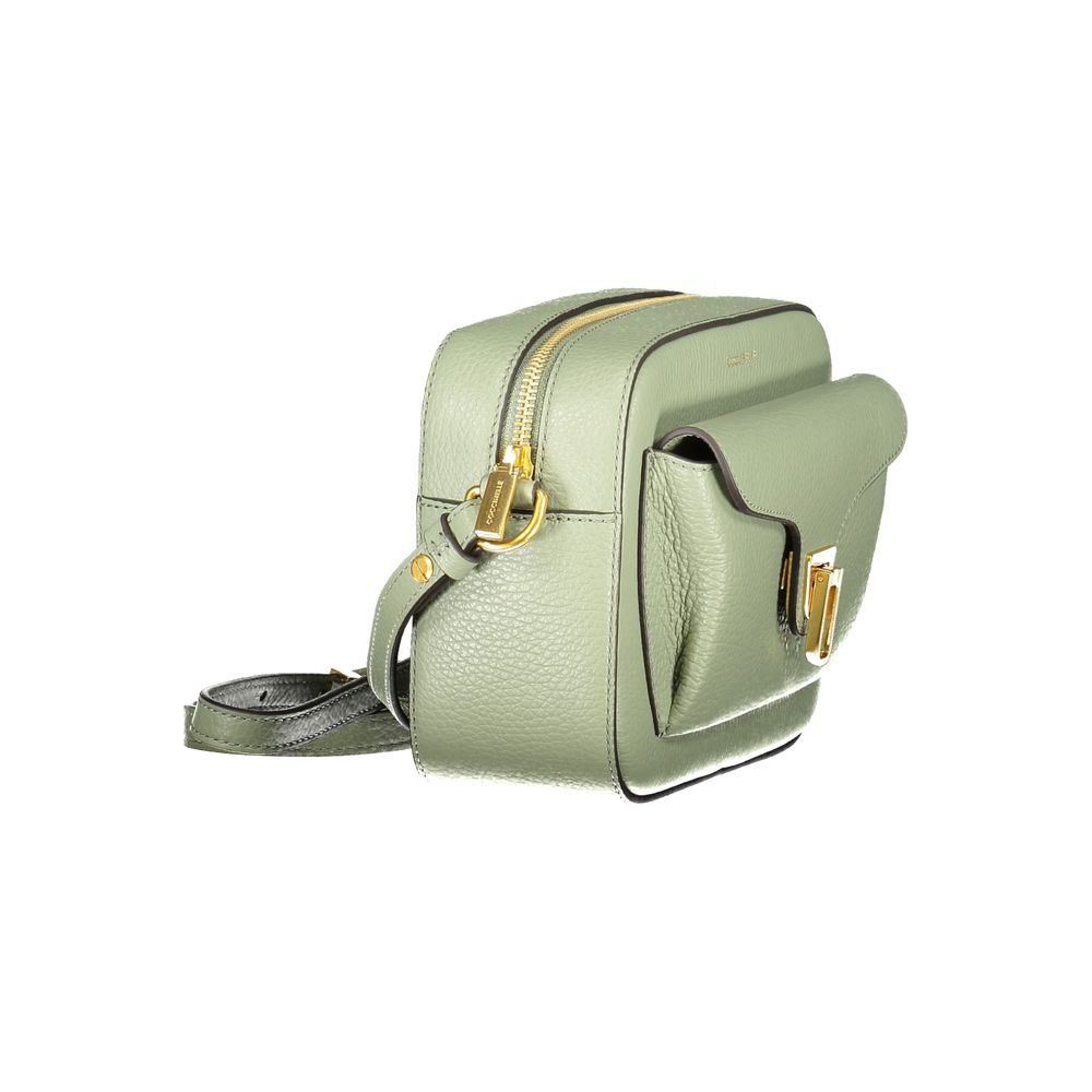 Coccinelle Green Leather Beat Soft Crossbody Handbag