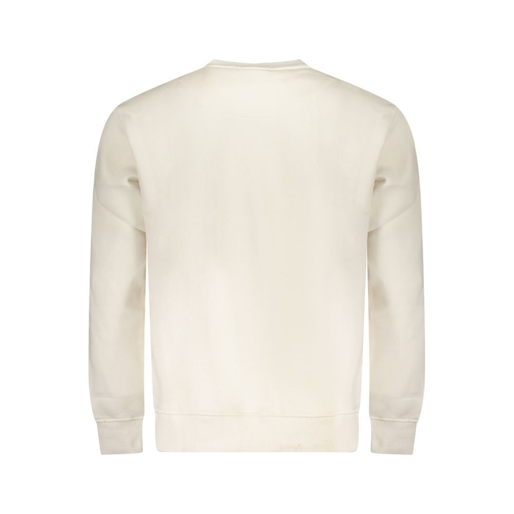 Pepe Jeans Men's Crew Neck Cotton Polyester Sweatshirt - White