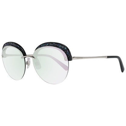 Swarovski Silver Women Butterfly Sunglasses