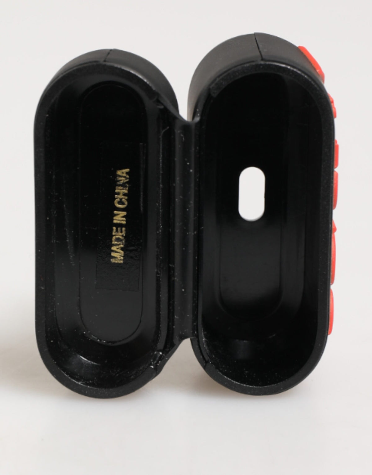 Dolce & Gabbana TU Polycarbonate PVC Polyurethane & Rubber Earbuds Carrying Case - Black Orange