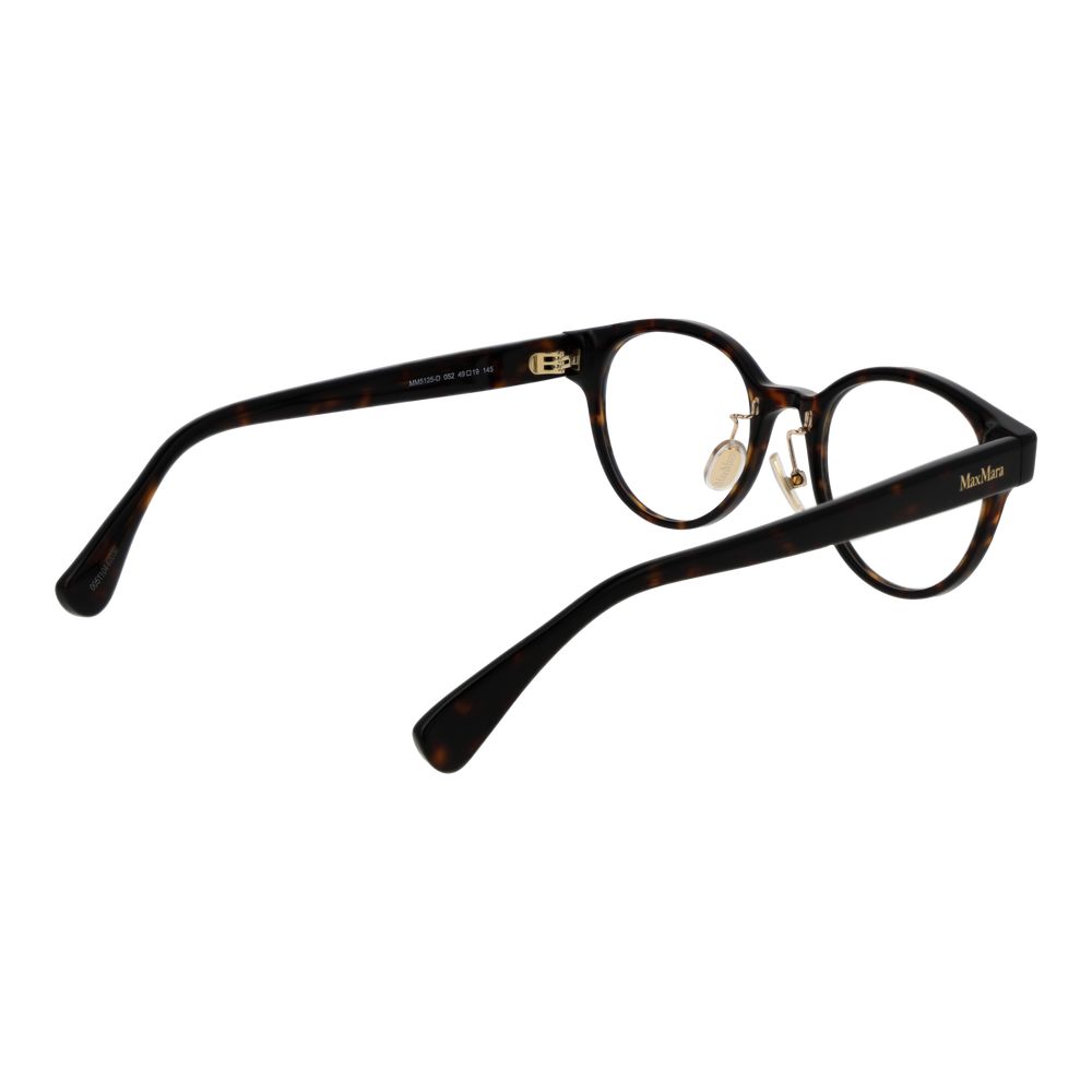 Max Mara Women's Full-Rim Round Acetate Eyeglasses Frames - Brown
