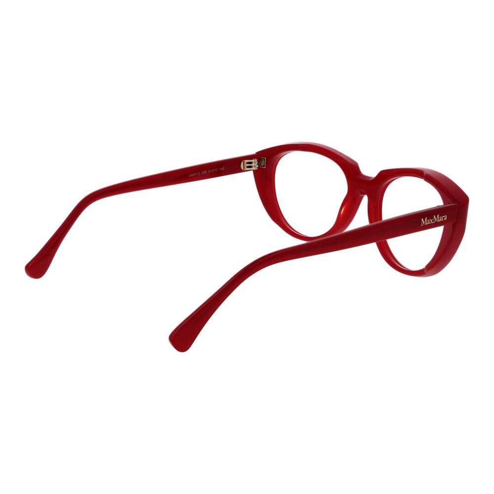 Max Mara Women's Full-Rim Cat-Eye Acetate Eyeglasses Frames - Red