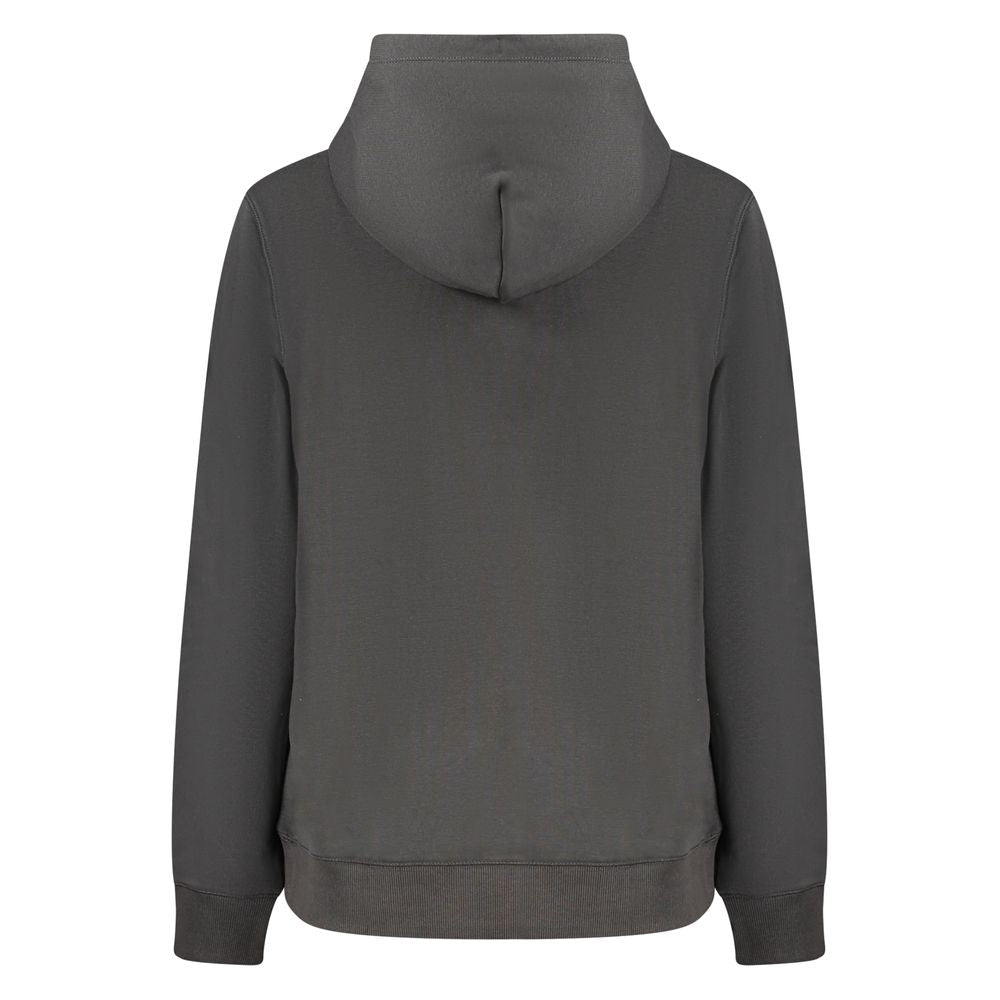 Tommy Hilfiger Women's Cotton Polyester Hooded Sweatshirt Hoodie - Black