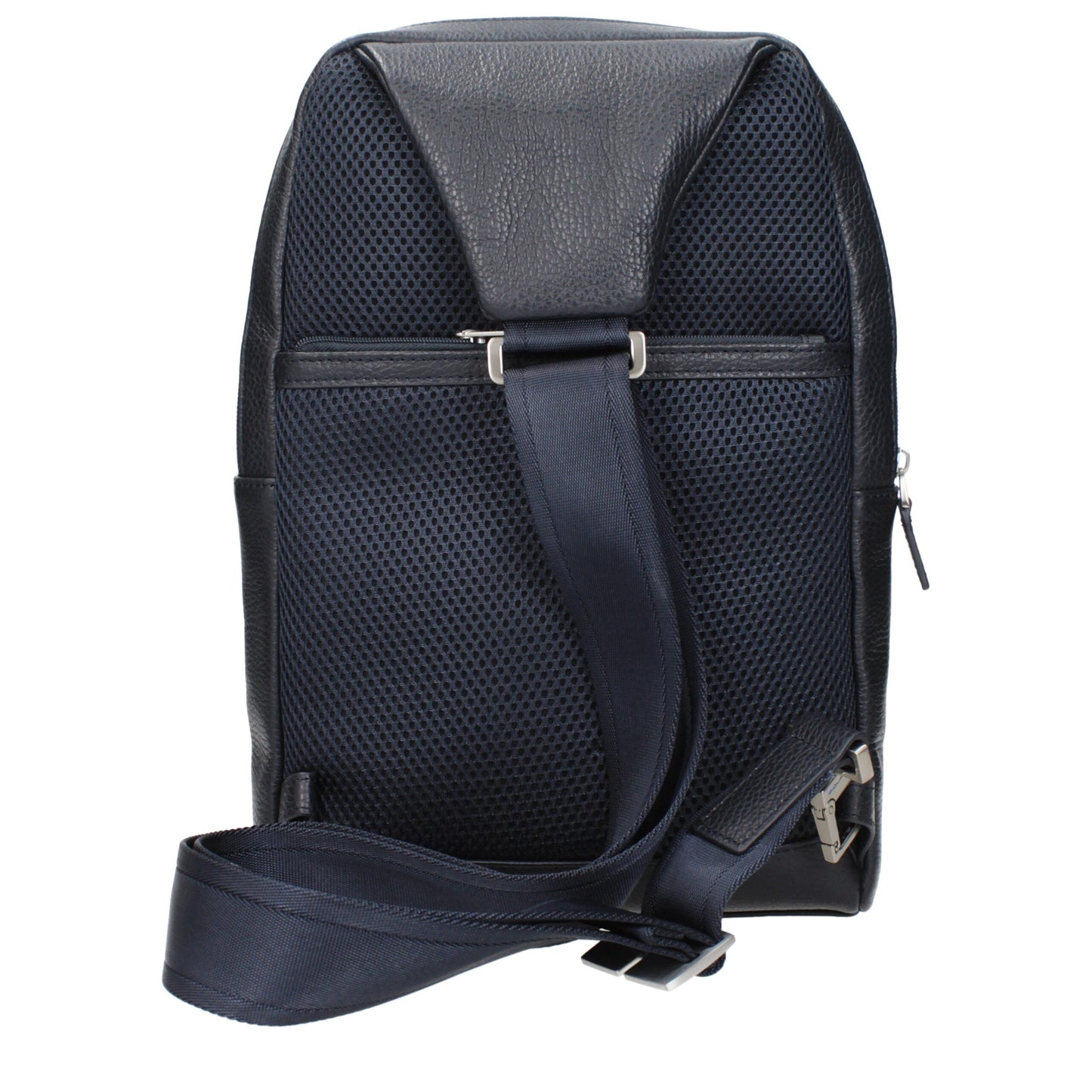Piquadro Leather Crossbody Handbag - Blue