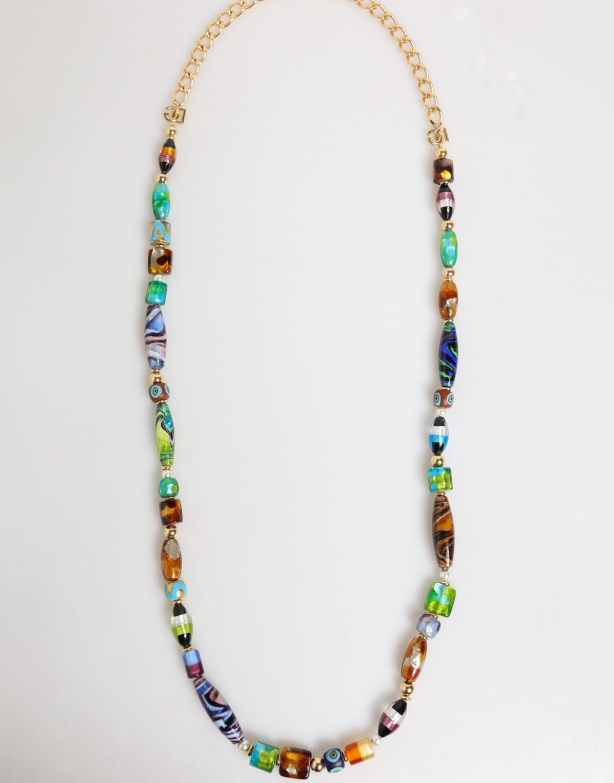 Dolce & Gabbana Women's Brass Glass & Zamak Necklace - Multicolor