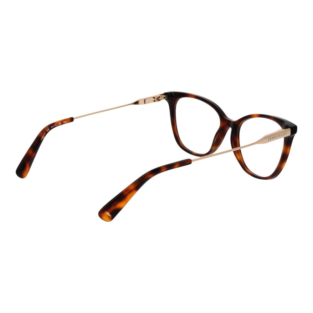 Longchamp Women's Full-Rim Cat-Eye Metal Eyeglasses Frames - Brown