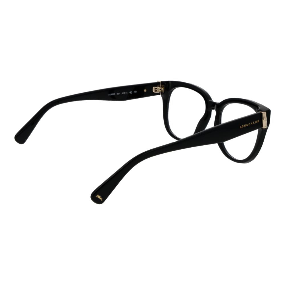 Longchamp Women's Full-Rim Panto Acetate Eyeglasses Frames - Black