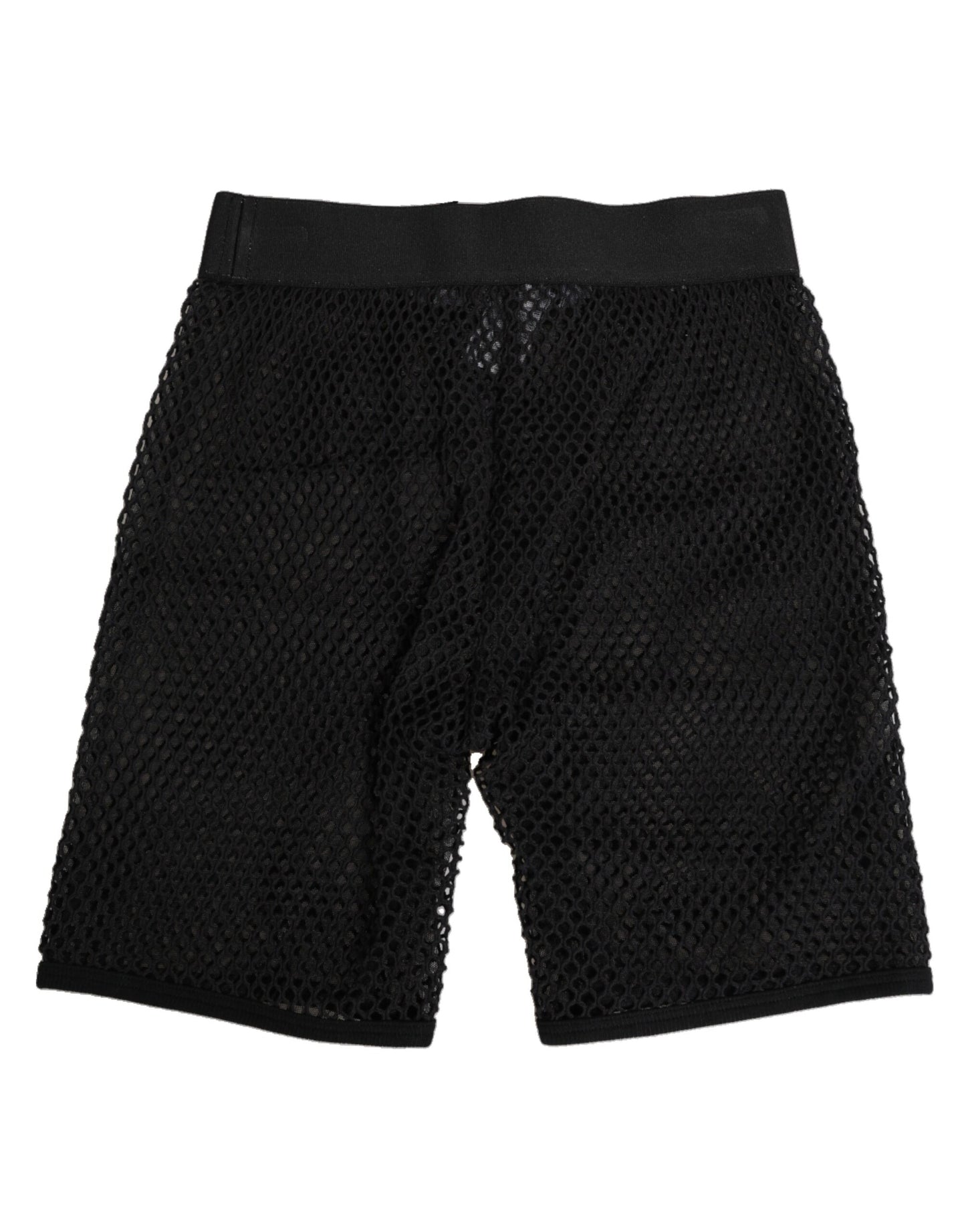 Dolce & Gabbana Black Cotton Logo Shorts Midi Trouser Underwear
