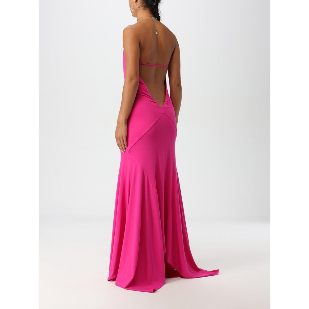 The Attico Fuchsia Jersey Dress