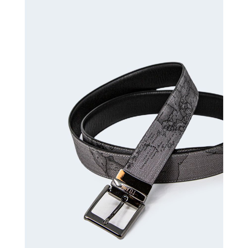 Alviero Martini Prima Classe Polyurethane Leather Belt - Black