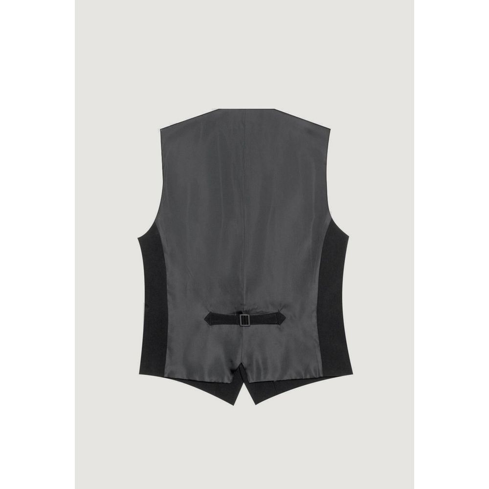 Antony Morato Men's Stretch Polyester Vest - Black
