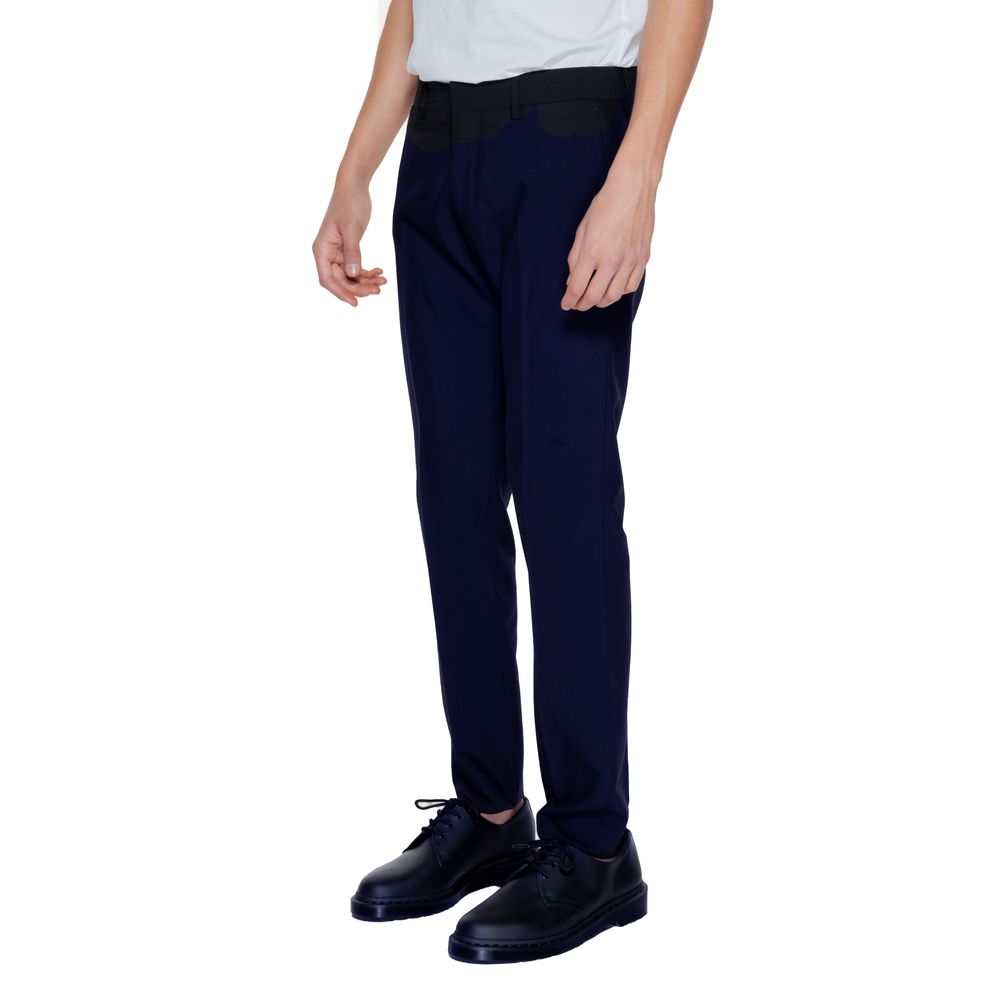Antony Morato Men's Stretch Viscose Polyester Pant Suit - Blue