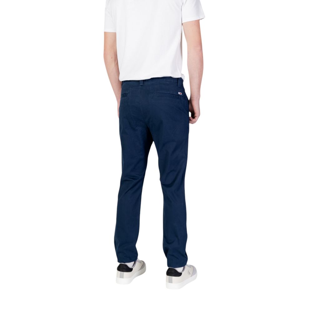 Tommy Hilfiger Jeans Men's Skinny Slim Stretch Cotton Trousers - Blue