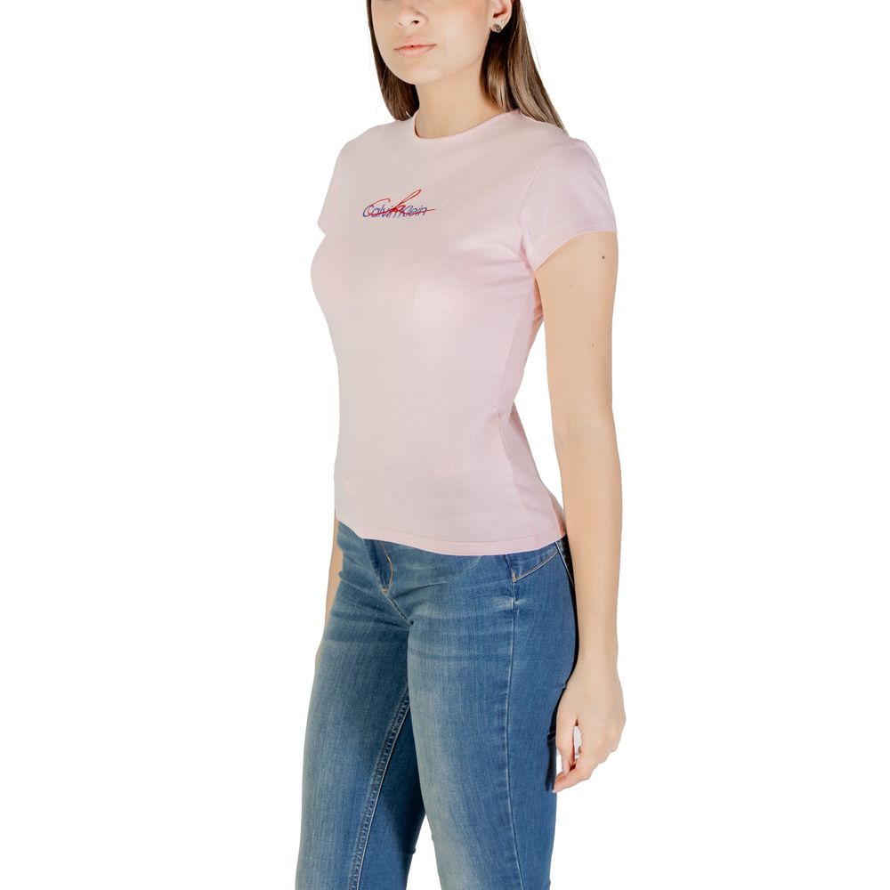 Calvin Klein Jeans Women's Stretch Cotton T-Shirt - Multicolor
