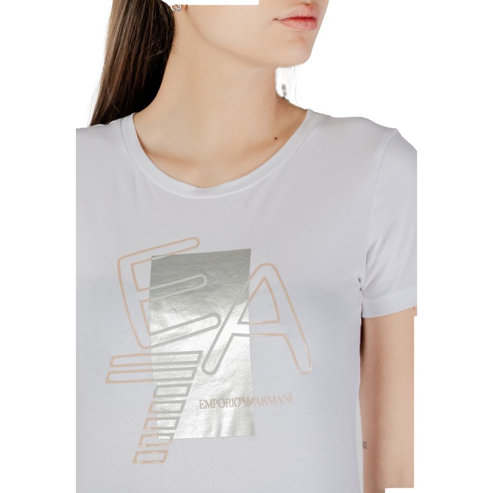 EA7 Emporio Armani Women's Stretch Cotton T-Shirt - White
