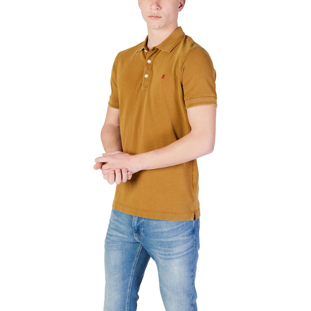 Replay Men's Cotton Polo Shirt - Bronze